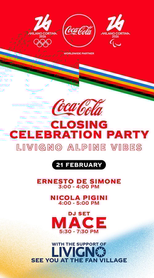 COCA COLA CLOSING CELEBRATION PARTY - LIVIGNO ALPINE VIBES 