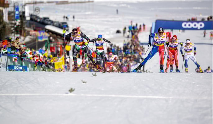SPRINT WORLD CUP: PELLEGRINO'S TREBLE IS WORTH SILVER