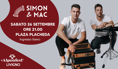 SIMON&MAC live per Alpenfest