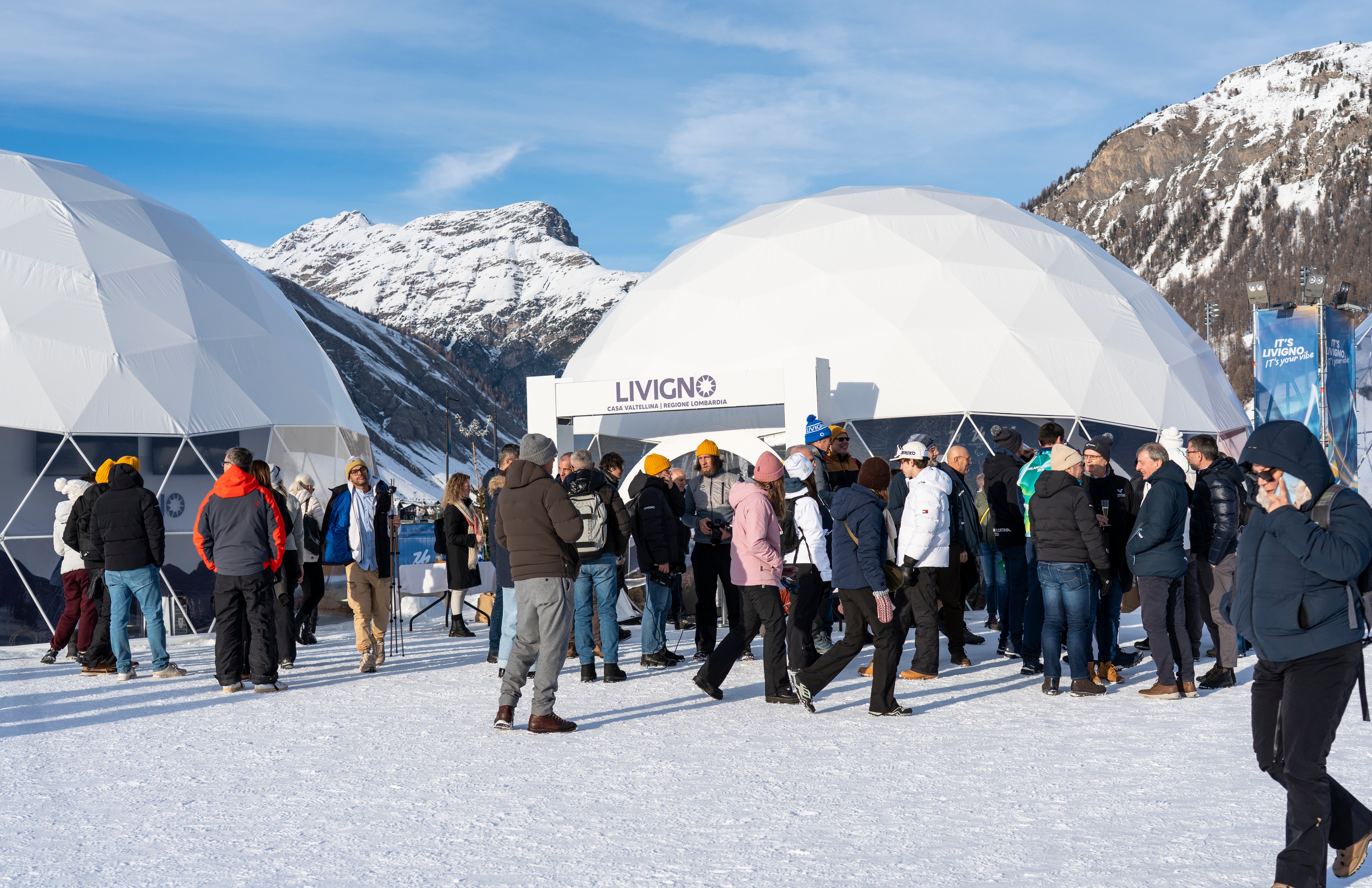 LIVIGNO: NEL GIORNO DEL PGS, INAUGURATI FAN VILLAGE E CASA LOMBARDIA VALTELLINA